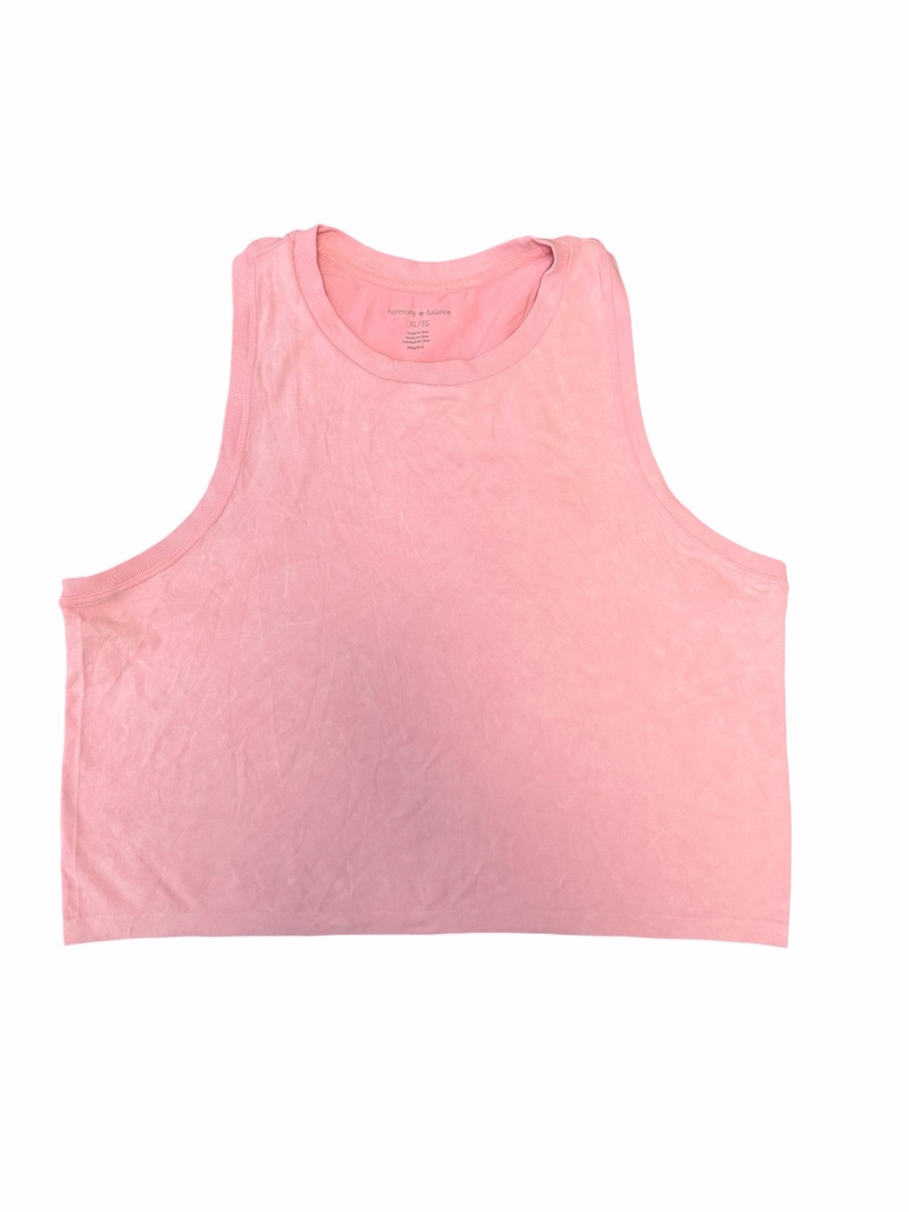 Harmony Balance - size XL - Pink Cropped Tank Top